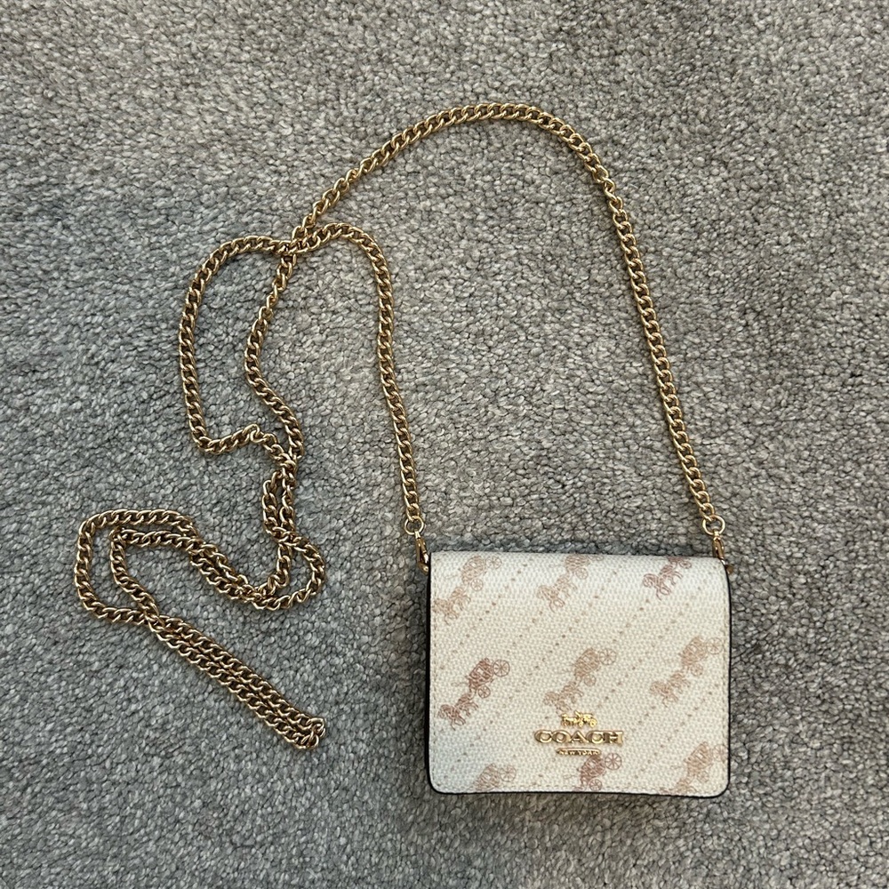 Coach Mini Card Holder/ Crossbody Bag